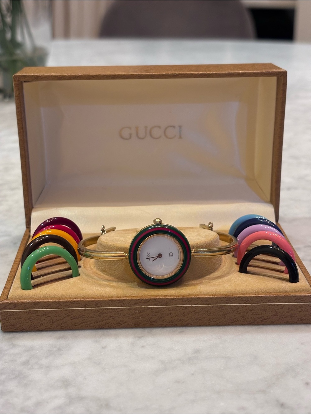 Vintage Gucci Interchangeable Bezel Watch